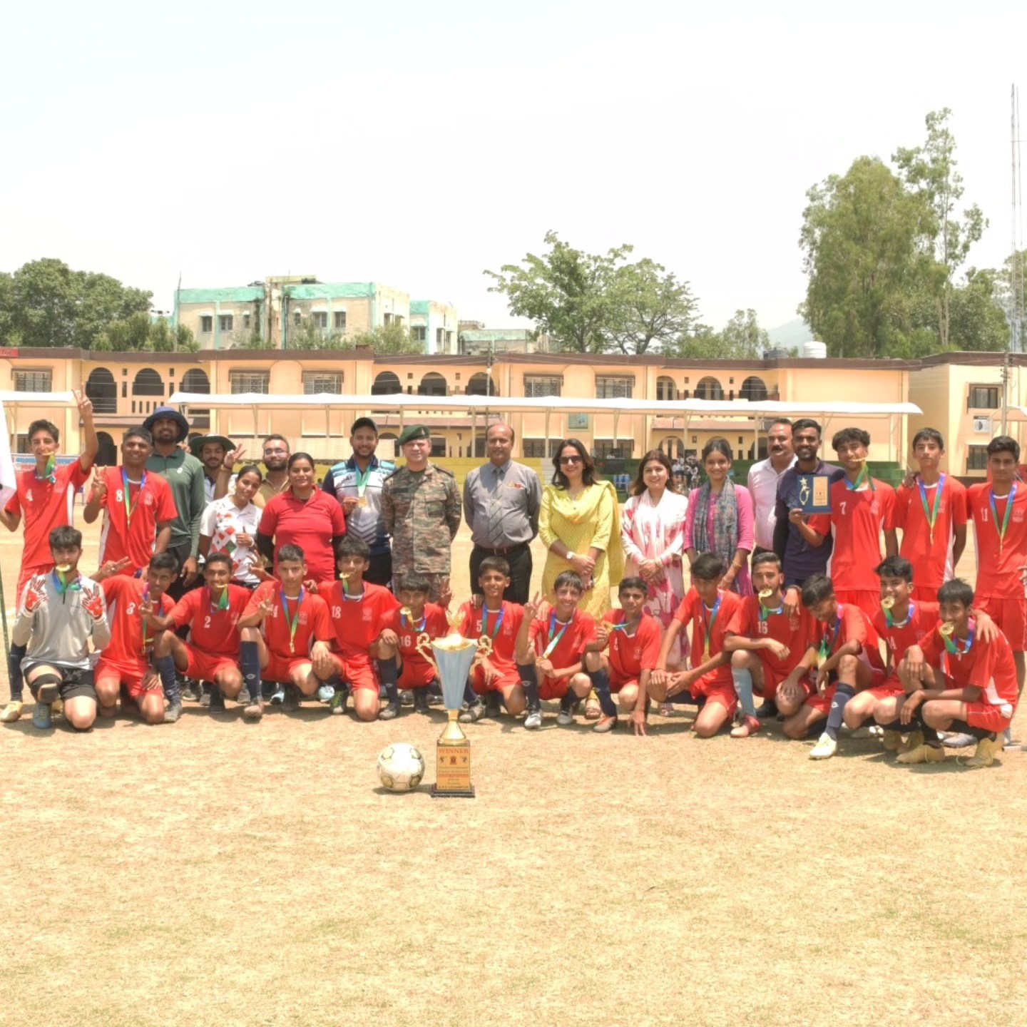 APS UDHAMPUR REIGNS SUPREME IN NORTHERN COMMAND INTER APS FOOTBALL TOURNAMENT